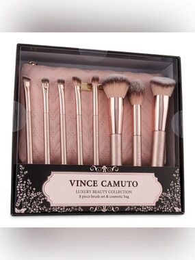 Vince Camuto 8 piece Makeup Brush Set NWT
